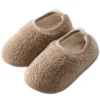Mrs. Ertha Chaussons Moumoute Taupe - 25/26