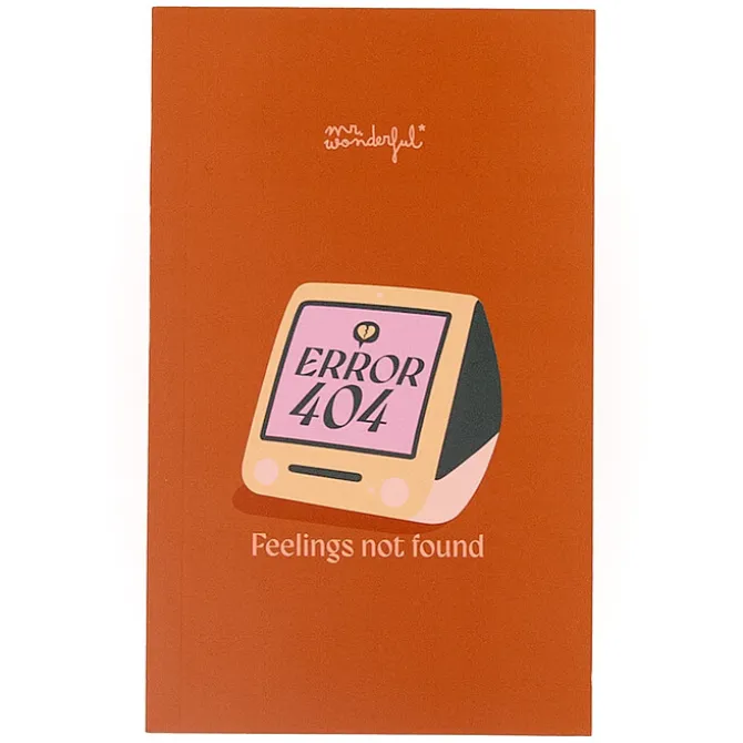 Mr Wonderful Bloc-notes - Error 404