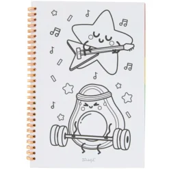 Mr Wonderful Livre de Coloriage et Autocollants - It's Time To Have Fun