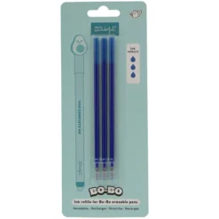 Mr Wonderful Lot de 3 Recharges d'Encre Bo-Bo - Bleu