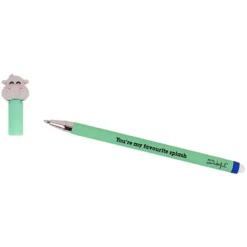 Mr Wonderful Stylo Effaçable Bo-Bo - Hippoppotame You're My Favourite Splash
