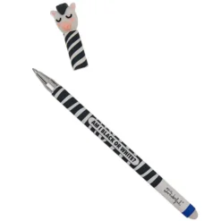 Mr Wonderful Stylo Effaçable Bo-Bo - Zèbre Am I Black or White