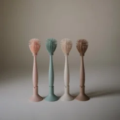 mushie Goupillon Silicone - Natural