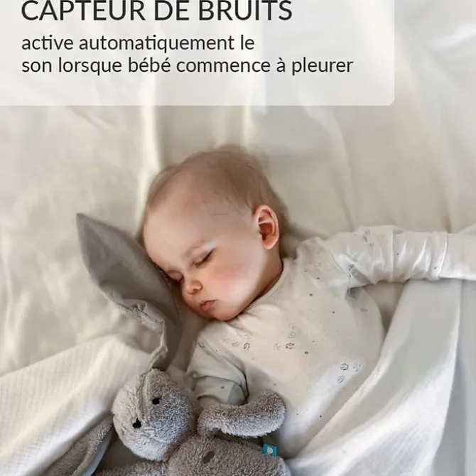 myHummy Peluche Veilleuse Lapin - Beige