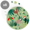 My Little Day Lot de 8 Invitations Tropical