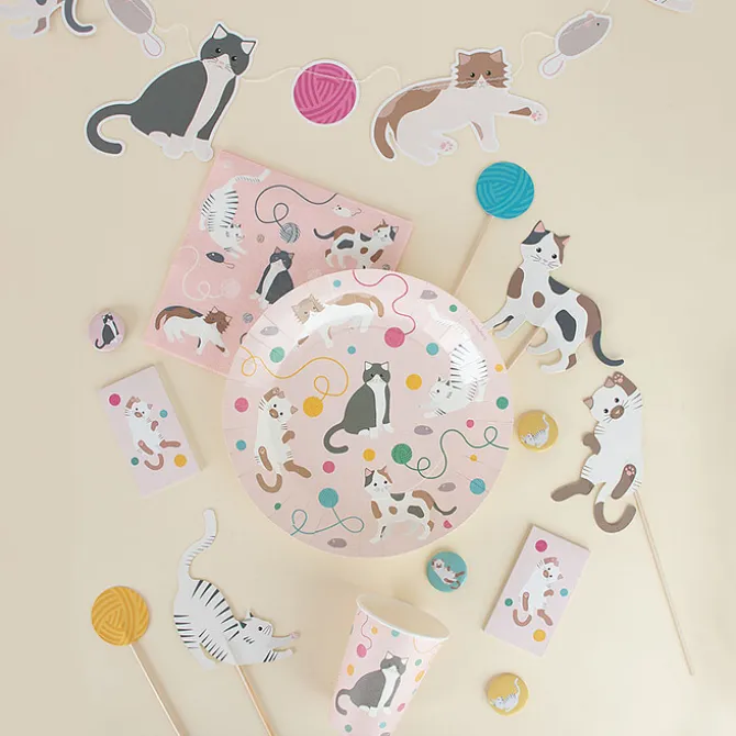My Little Day Lot de 20 Serviettes en Papier - Chat