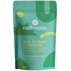 Nailmatic Sels de Bain Crépitants Vert Lagon - 60 g