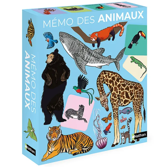 Nathan Editions Mémo des Animaux