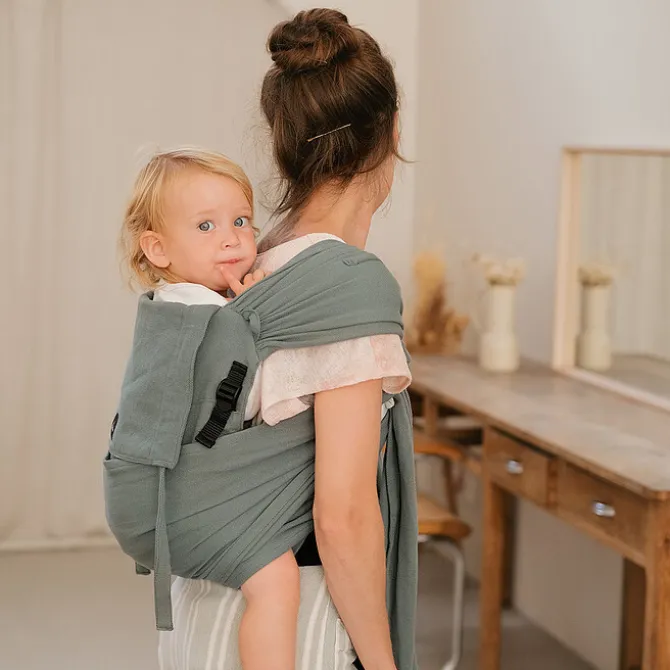 Neobulle Porte-bébé P'tit Evo - Eucalyptus