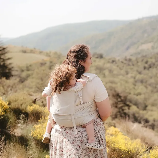 Neobulle Porte-bébé P'tit Evo - Lin Naturel