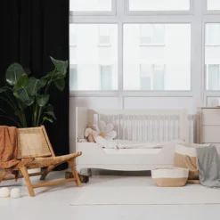 Nina Bien Lit Bébé Evolutif Lille Beige Cachemire - 140 x 70 cm