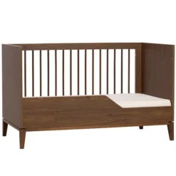 Nina Bien Lit Bébé Evolutif Milan Noyer - 140 x 70 cm