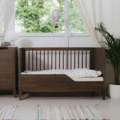 Nina Bien Lit Bébé Evolutif Milan Noyer - 140 x 70 cm