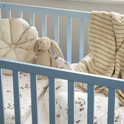 Nina Bien Lit Bébé Evolutif One Of Crib Clear Blue Sky - 140 x 70 cm
