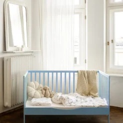 Nina Bien Lit Bébé Evolutif One Of Crib Clear Blue Sky - 140 x 70 cm