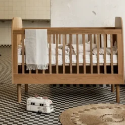 Nina Bien Lit Bébé Evolutif Tokyo Chêne Caramel - 140 x 70 cm