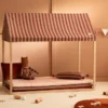 Nobodinoz Cabane Majesctic - Marsala Taupe Stripes