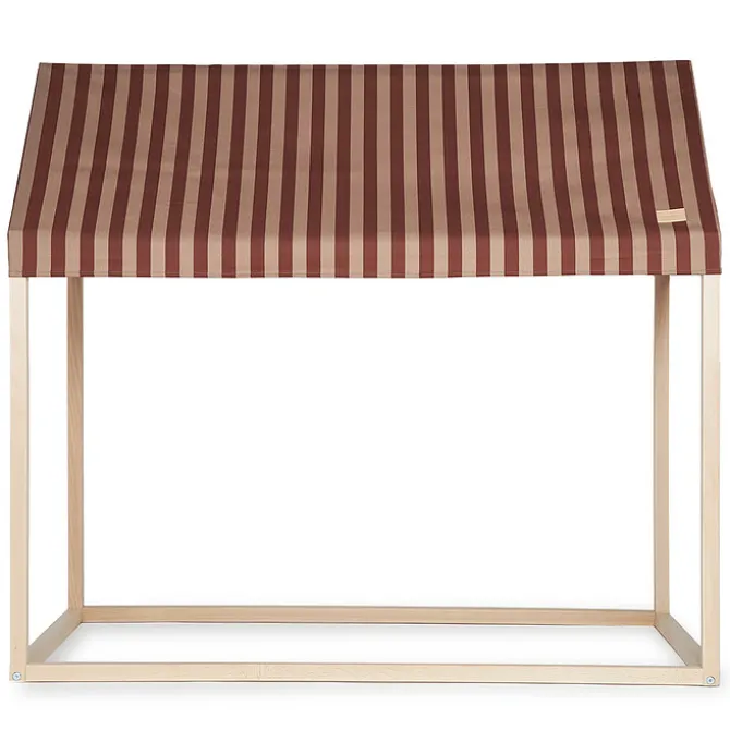 Nobodinoz Cabane Majesctic - Marsala Taupe Stripes