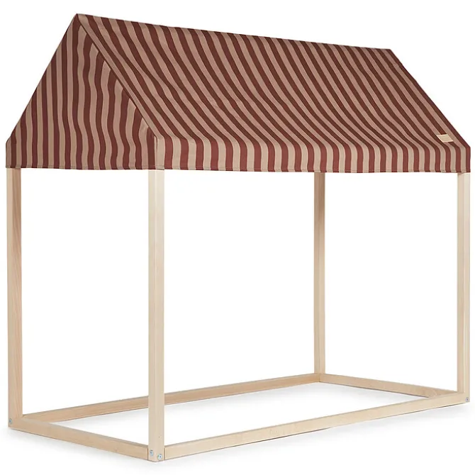 Nobodinoz Cabane Majesctic - Marsala Taupe Stripes