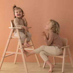 Nobodinoz Chaise Haute Growing Green - Hêtre