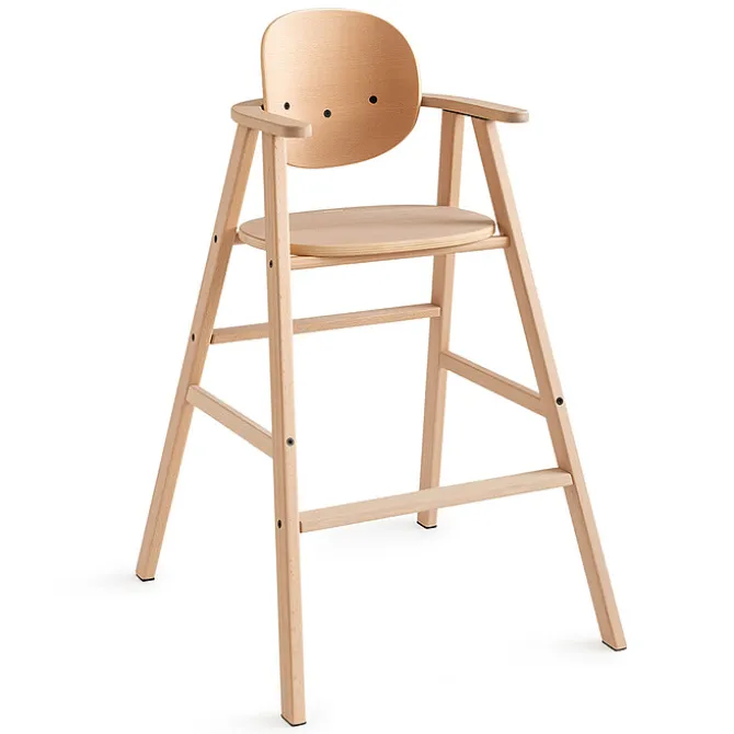 Nobodinoz Chaise Haute Growing Green - Hêtre