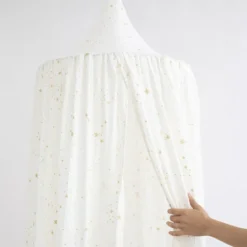 Nobodinoz Ciel de Lit Amour Gold Stella & White - 250 cm