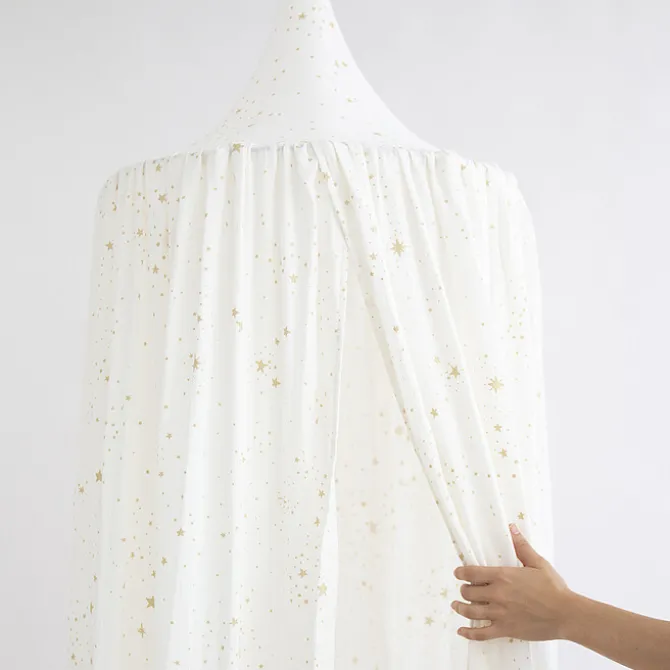 Nobodinoz Ciel de Lit Amour Gold Stella & White - 250 cm