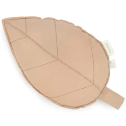 Nobodinoz Coussin Feuille Lin Français - Sand