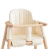 Nobodinoz Coussin pour Chaise Haute Growing Green - Honey Sweet Dots & Natural