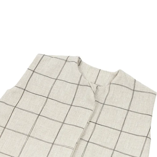 Nobodinoz Gigoteuse Légère L1N0 Charcoal Grid - 6/18 Mois