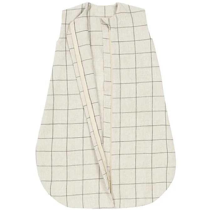 Nobodinoz Gigoteuse Légère L1N0 Charcoal Grid - 6/18 Mois