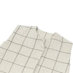 Nobodinoz Gigoteuse Légère L1N0 Charcoal Grid - 0/6 Mois