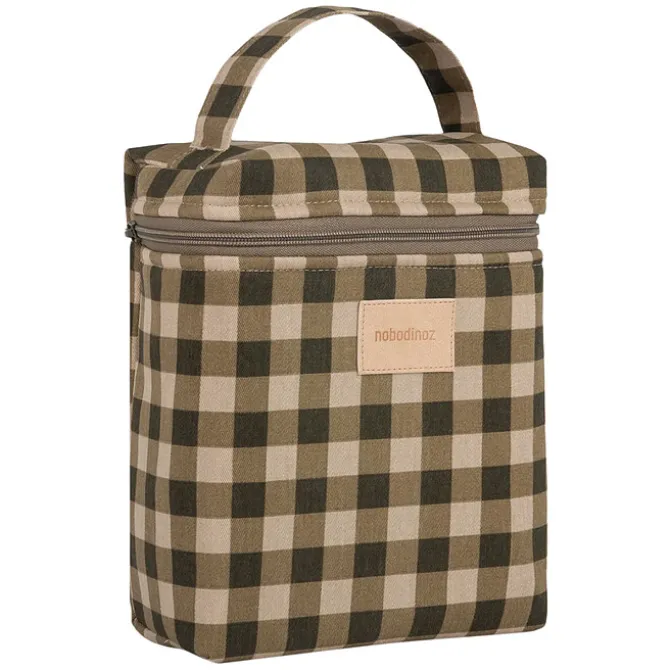 Nobodinoz Lunchbag Isotherme Hyde Park - Green Checks