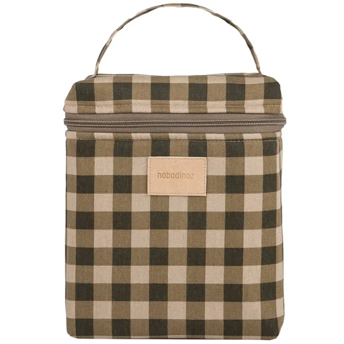 Nobodinoz Lunchbag Isotherme Hyde Park - Green Checks