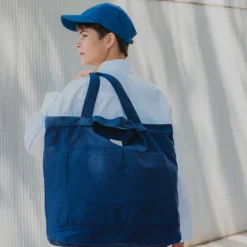 Nobodinoz Maxi Sac Paris-Tokyo - Cobalt