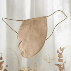 Nobodinoz Mobile Oiseau Lin Français - Sand