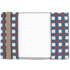 Nobodinoz Protège-carnet de Santé Hyde Park - Mosaïque Bleu et Rouge