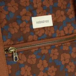 Nobodinoz Sac à Langer Paris-Tokyo - Maroon Poppies