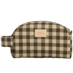 Nobodinoz Trousse de Toilette Hyde Park - Green Checks