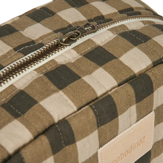 Nobodinoz Trousse de Toilette Hyde Park - Green Checks