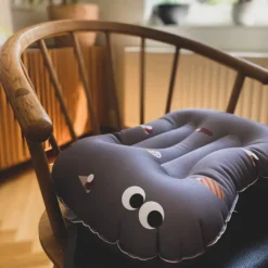 NOUI NOUI Coussin de Chaise Nomade - Ice Cream Anthracite