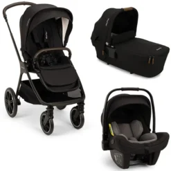 Nuna Poussette Trio TRIV lx - Siège PIPA next i-Size - Nacelle LYTL - Caviar