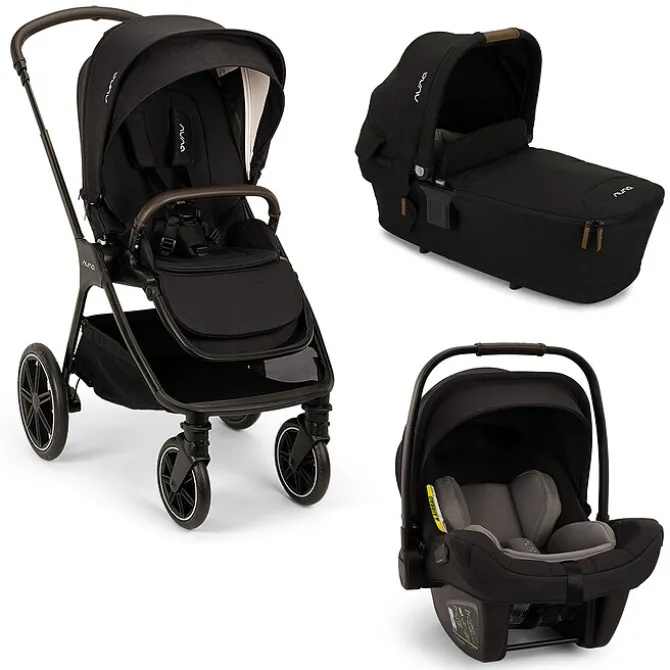 Nuna Poussette Trio TRIV lx - Siège PIPA next i-Size - Nacelle LYTL - Caviar