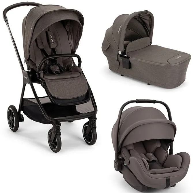 Nuna Poussette Trio TRIV next - Siège Auto ARRA Flex i-Size - Nacelle LYTL - Thunder