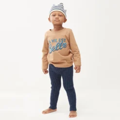 Oeuf NYC Tee-shirt La Vie Est Belle Marron - 6 Mois