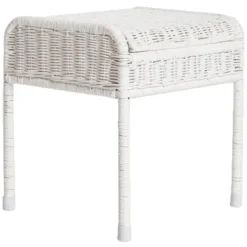 Olli Ella Bureau Coffre Enfant en Rotin - Blanc