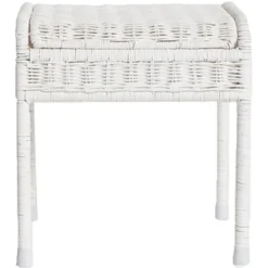 Olli Ella Bureau Coffre Enfant en Rotin - Blanc