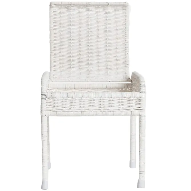 Olli Ella Bureau Coffre Enfant en Rotin - Blanc