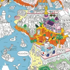Omy Poster à Colorier - Marseille