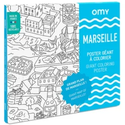 Omy Poster à Colorier - Marseille